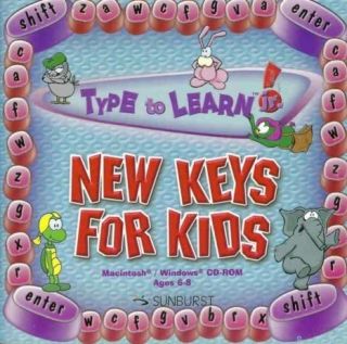 Type To Learn Jr New Keys for Kids PC CD computer skill