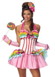 sexy lollipop costume candy fancy dress women xs 0 2 gloves halloween 
