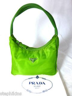 green prada handbag