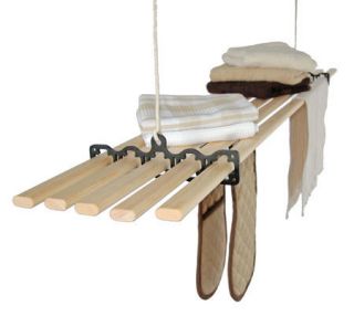LATH Gismo Pulley Kitchen Maid Clothes Airer / Hanging Shelf Rack