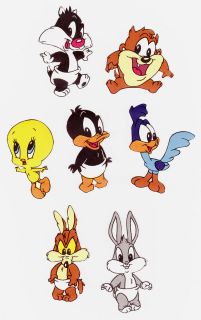   TUNES TWEETY TAZ BUGS SYLVESTER MINI PREPASTED WALL BORDER CUT OUTS