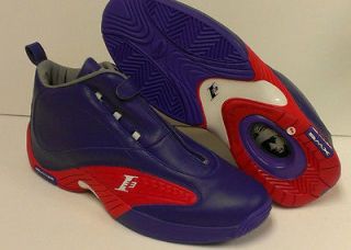   Sz 12 REEBOK Answer IV Purple Red SAMPLE AI IVERSON Sneakers Shoes