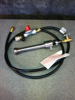 JF #1 burner, propane regulator, needle valve kit for forge foundry or 