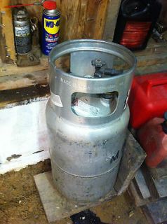 Aluminum Fork lift propane tank {TANK IS FULL} just recently tested