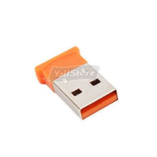 MINI USB 2.0 BLUETOOTH V2.0 EDR DONGLE WIRELESS ADAPTER Orange