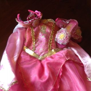  Princess Aurora Sleeping Beauty XS 4 Halloween Costume 