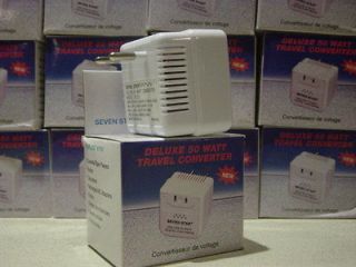 220/240 TO 110/120 V USA TRAVEL TO EUROPE WALL POWER CONVERTER 