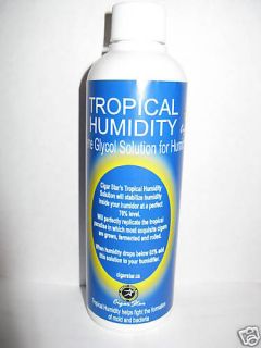 TROPICAL HUMIDITY PROPYLENE GLYCOL HUMIDOR SOLUTION NEW