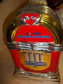 Juke box cookie jar/table top/great condition/Trum​p Marina/Hotel 