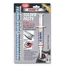Solder It ALP 21 Aluminum Solder Paste; 7.1 Gram Syringe (No Mess/ No 