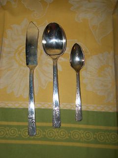   Silverplate Oneida Grenoble Prestige Demitasse & Sugar Spoons REDUCED