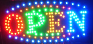   LED Neon Business LED OPEN Sign with Motion ON/OFF Switch 19 x 10