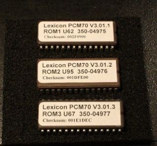 Lexicon Pcm70 Version 3.0 3.01 Eprom Upgrade