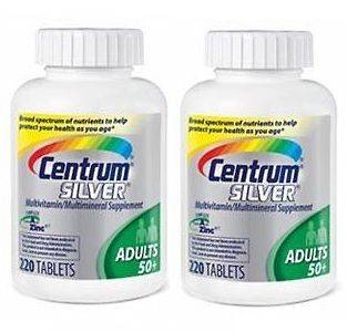 NEW Centrum Silver Multivitamin/Multimineral Supplement, 440 Tablets 2 