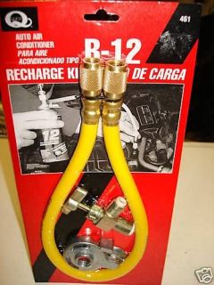 Newly listed R12 FREON RECHARGE HOSE KIT