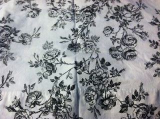 Ralph Lauren Twin Sheet Set Floral Black And White