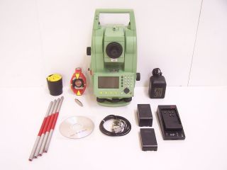 Leica TCR805 Power R100 5 Total Station, Calibrated, Surveying 