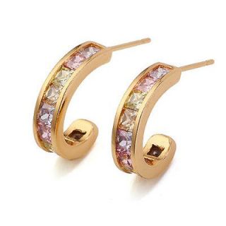 rainbow hoop earrings in Fashion Jewelry