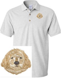 GOLDEN DOODLE DOG & CAT PETS GOLF EMBROIDERED EMBROIDERY POLO SHIRT