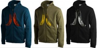 WeSC Mens Banana Logo Hoodie Sweatshirt jumper NEW $75