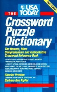   Preston   Usa Today Crossword Puzzle Dic (1996)   Used   Trade Pape