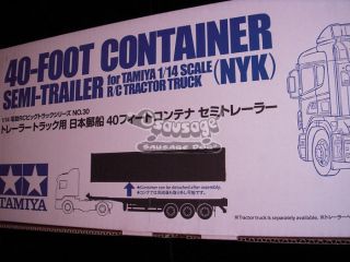Tamiya 56330 1/14 40ft Container Semi Trailer (NYK) (for RC Tractor 