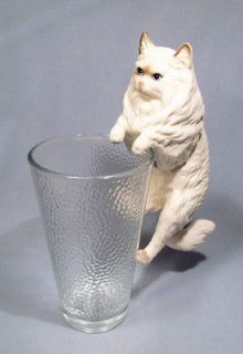 Josef Originals Rare Large 8 Persian Ragdoll Cat Glass Hanger Climber