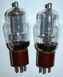 807 vacuum tubes Brimar British Military (CV124) factory matched pairs 