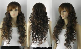 perfect long Natural Wavy curly hair real wig wigs