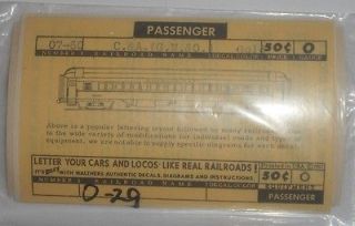 Toys & Hobbies  Model Railroads & Trains  O Scale  Decals