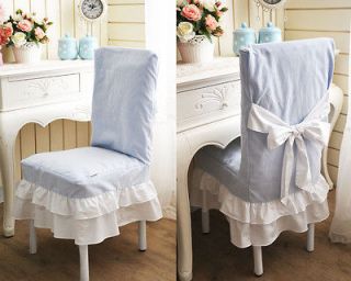 Blue Lovely Slipcovers for Chairs Dining Room Chair Slip Cover / New