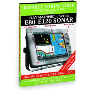 Bennett DVD Raymarine E Series E80/E120 Sonar N7801DVD