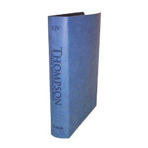 KJV Thompson Chain Reference Bible ~ Blue ~ Handy Edition ~ Imit 