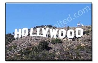 Hollywood Sign Los Angeles CA Souvenir Fridge Magnet