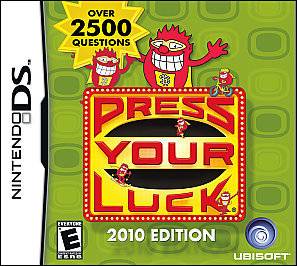 Press Your Luck 2010 Edition (Nintendo DS) Game Only Tested FREE 