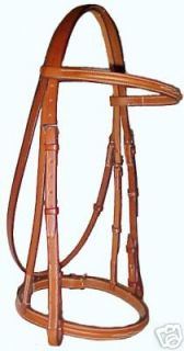 EDGEWOOD 5/8 fancy stitched horse bridle AND REINS