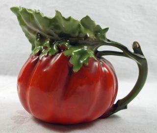Royal Bayreuth Vintage Tomato Figural Large Creamer or Small Milk 