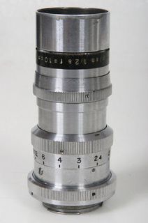 Exacta Mount Meyer Gorlitz Trioplan 100mm f/2.8 lens