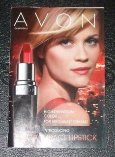 AVON magazine REESE WITHERSPOON Catalog Canadian 2010 Campaign 5