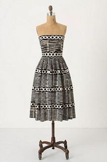 NEW Anthropologie Tracy Reese Lattice Ring Dress Size P X Small (0 2 
