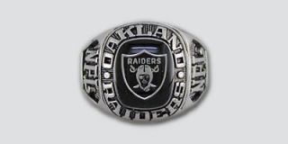 Oakland Raiders Large Classic Ring by Balfour