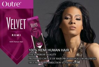 OUTRE Velvet Remi 100% Human Weaving Hair Yaki