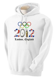 Olympic Hoodie and Sweatshirt London 2012 Shirts By Rock S,M,L,XL,2XL 