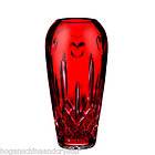 Waterford Crystal “I Love Lismore” Red Bud Vase