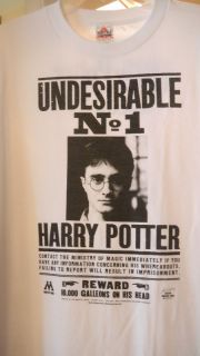 SDCC COMIC CON 2010 HARRY POTTER UNDESIRABLE #1 T SHIRT