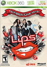 Xb3 Lips Number One Hits W/Mic (2009)   Used   Xbox 360