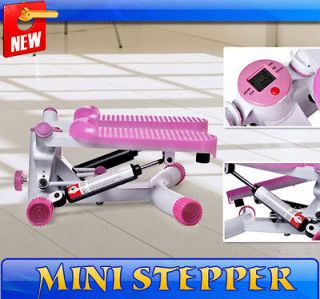 Newly listed Pink Portable Mini Stepper Office Home Exercises W/ TIMER 