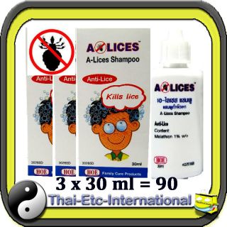   ANTI LICES Treatment Therapy Hair Shampoo for Kids Adults Head Lice