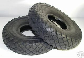 Lot of 4 Knobby Tires, Size 10x3.00 4 (3.00 4) (260x85)