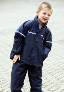 Dickies Kids Children Waterproof Jacket & Trousers Suit